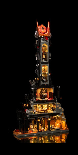 The Lord of the Rings Barad-dur 10333 Custom Lighting Kit for LEGO® Set Light up kit United Brick Co®