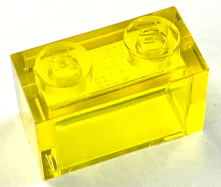 Brick 1x2, Part# 3004 and 3065 Part LEGO® Trans-Yellow  