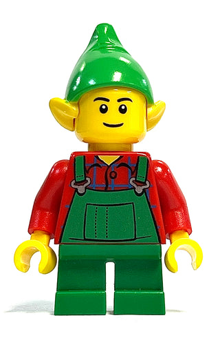 Elf - Green Overalls, hol044 Minifigure LEGO®   
