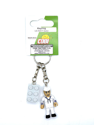 US Navy Sailor Figure Key Chain Made in Poland by COBI Key Chain Cobi Toys