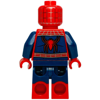 Spider-Man - Dark Blue Arms and Legs, Red Boots, Silver Webbing, Costume Tears, sh1057 Minifigure LEGO®