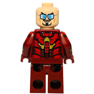 Iron Man - Mark 3 Armor, Printed Arms, sh1097 - LEGO® Marvel Minifigure Minifigure LEGO®