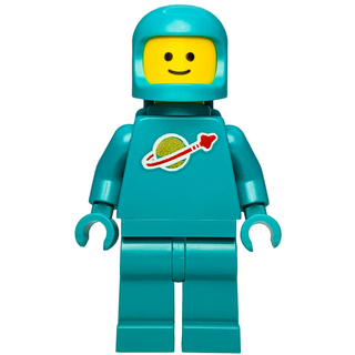 Classic Space - Dark Turquoise with Air Tanks and Updated Helmet, idea227 Minifigure LEGO® Like New