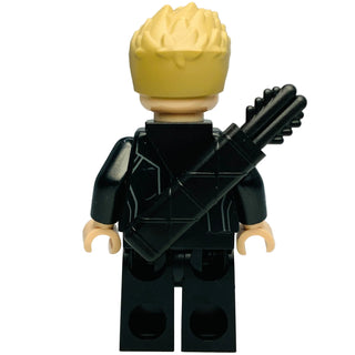 Hawkeye - Black and Dark Red Suit, Dark Tan Hair, Quiver, Silver Boot Tips, sh0969 Minifigure LEGO®