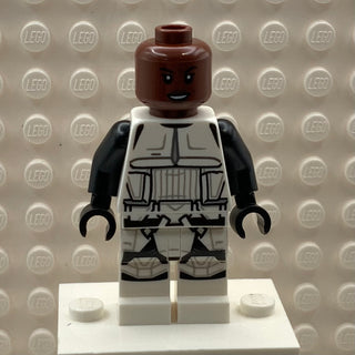 Scout Trooper, Female, Dual Molded Helmet, Reddish Brown Head, Open Mouth Smirk, sw1229 Minifigure LEGO®   