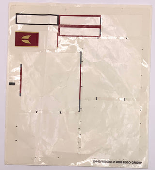Sticker Sheet for Set Venator-Class Republic Attack Cruiser, 8039 - (86449/4550364), Part# 8039stk01 Part LEGO® Missing 9 Stickers