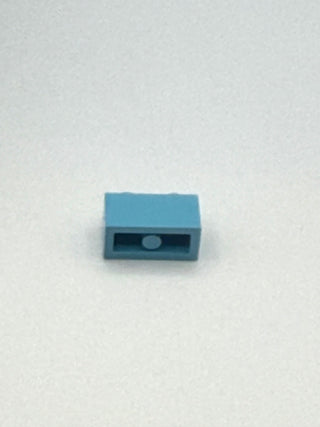 Modulex Set 1121-11 MX Pastel Blue 1x2 Bricks x200 1975-1981