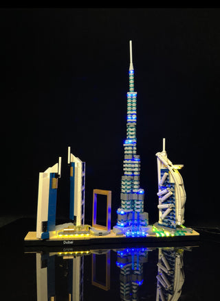 Dubai Skyline 21052 Custom Lighting Kit for LEGO® Set