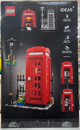 Red London Telephone Box, 21347 Building Kit LEGO®   