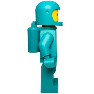 Classic Space - Dark Turquoise with Air Tanks and Updated Helmet, idea227 Minifigure LEGO®