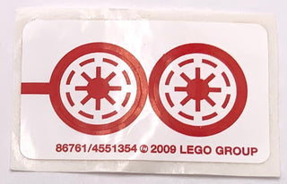 Sticker Sheet for Set Anakin's Y-wing Starfighter, 8037 - (86761/4551354), Part# 8037stk01 Part LEGO® Complete