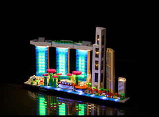 Singapore Skyline 21057 Custom Lighting Kit for LEGO® Set