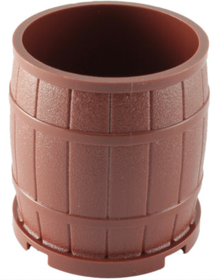 Container, Barrel 4x4x3.5, Part# 30139 Part LEGO® Reddish Brown  
