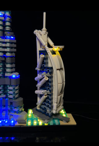 Dubai Skyline 21052 Custom Lighting Kit for LEGO® Set