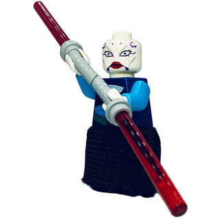 Asajj Ventress, sw0195 Minifigure LEGO® Like New with Sabers