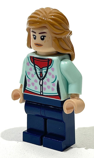 Lavender Brown - Light Aqua Cardigan, hp432 Minifigure LEGO®   