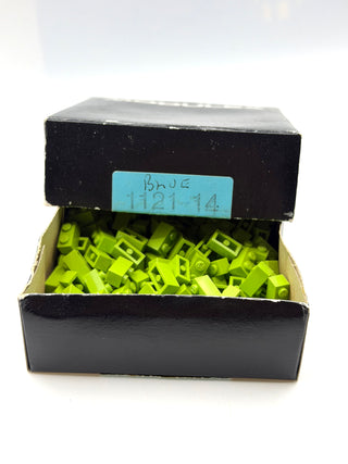 Modulex Set 1121-14 MX Pastel Green 1x2 Bricks x200 1975-1981