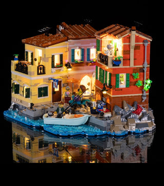 Italian Riviera 21359 Custom Lighting Kit for LEGO® Set Light up kit United Brick Co®