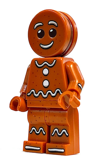 Gingerbread Man - Dark Orange, hol115 Minifigure LEGO®   