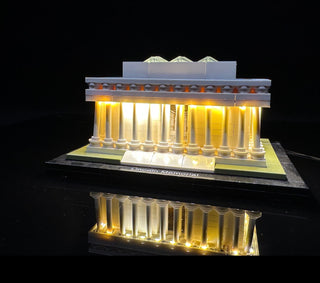 Lincoln Memorial 21022 Custom Lighting Kit for LEGO® Set