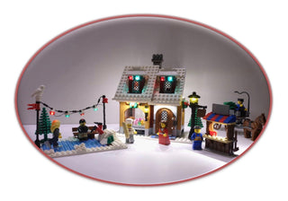 Winter Village Bakery 10216 Custom Lighting Kit for LEGO® Set