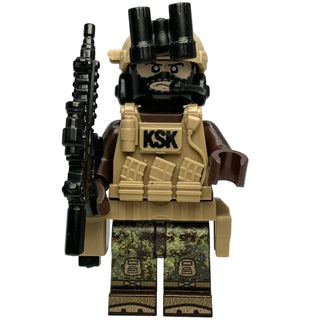 KSK Kommando Spezialkrafte German Special Forces Commando Custom Minifigure, BB4