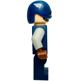 Captain America - Dark Blue Suit with Strap, sh1011 - LEGO® Marvel Minifigure Minifigure LEGO®
