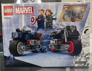 Black Widow & Captain America Motorcycles, 76260 Building Kit LEGO®   