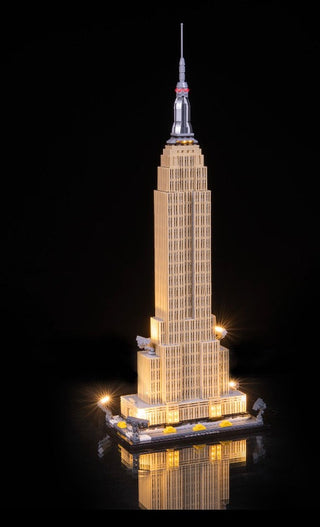 Empire State Building 21046 Custom Lighting Kit for LEGO® Set