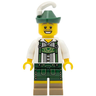 Lederhosen Guy, col08-3 - LEGO® CMF Minifigure