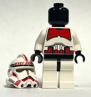 Clone Shock Trooper, Coruscant Guard (Phase 2) - Black Head , sw0091 Minifigure LEGO®   