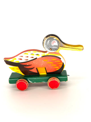 LEGO® Wooden Duck Pull Toy, No. 482