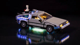 Back to the Future Time Machine 10300 Custom Lighting Kit for LEGO® Set Light up kit United Brick Co®