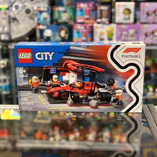 F1® Pit Stop & Pit Crew with Ferrari Car, 60443 Building Kit United Brick Co®
