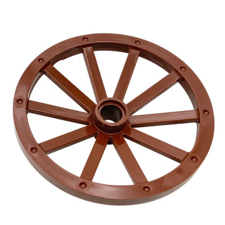 Wheel Wagon 43mm, Part# 33211 Part LEGO® Reddish Brown