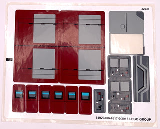 Sticker Sheet for Set Jedi Defender-class Cruiser, 75025 - (14920/6044617), Part# 75025stk01 Part LEGO®