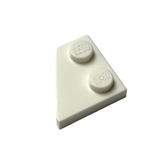 Wedge, Plate 2x2 Left, Part# 24299 Part LEGO® White