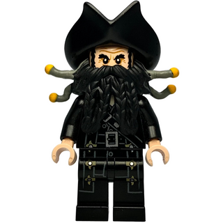 Blackbeard, poc007 - LEGO® POTC Minifigure