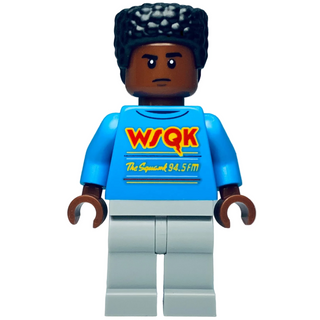 Lucas Sinclair - Dark Azure Shirt, st018 - LEGO® Stranger Things Minifigure Minifigure LEGO® Like New