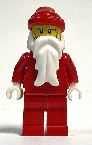Santa, Red Legs, White Bushy Eyebrows, Hol013 Minifigure LEGO®   