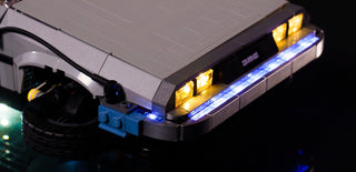Back to the Future Time Machine 10300 Custom Lighting Kit for LEGO® Set Light up kit United Brick Co®