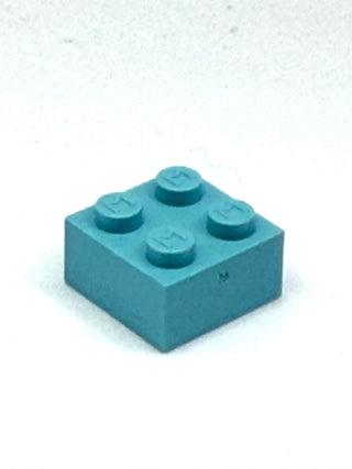 Modulex Set 1122-11 MX Pastel Blue 2x2 Bricks x200 1975-1981