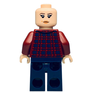 Joyce Byers - Dark Red Plaid Flannel Shirt, Dark Blue Legs, st023 - LEGO® Stranger Things Minifigure Minifigure LEGO®