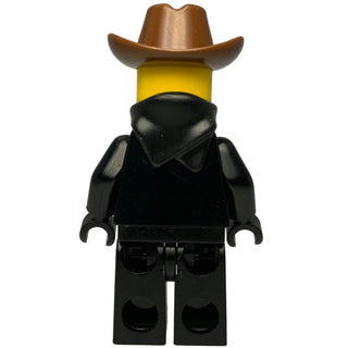 Bandit 1, Black Bart, ww007 - LEGO® Western Minifigure