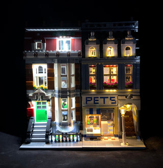 Modular Pet Shop 10218 Custom Lighting Kit for LEGO® Set