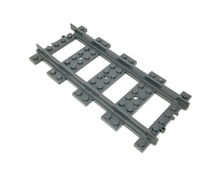 LEGO® Plastic Train Track, Straight, Dark Bluish Gray Part LEGO®   