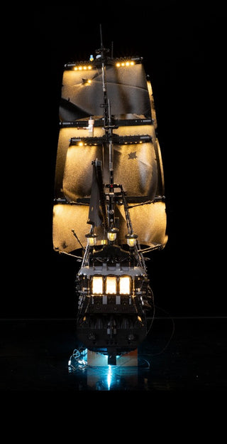 Captain Jack Sparrow's Pirate Ship 10365 Custom Lighting Kit for LEGO® Set Light up kit United Brick Co®