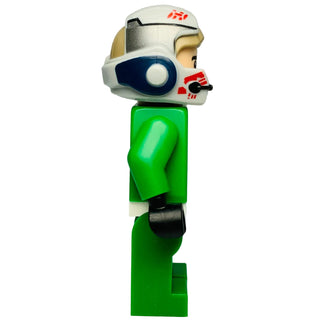 Rebel Pilot A-wing - Green Jumpsuit with Dark Bluish Gray Vest, sw1510 - LEGO® Star Wars Minifigure