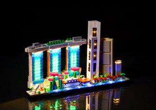 Singapore Skyline 21057 Custom Lighting Kit for LEGO® Set