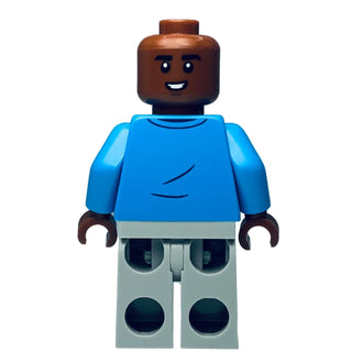 Lucas Sinclair - Dark Azure Shirt, st018 - LEGO® Stranger Things Minifigure Minifigure LEGO®